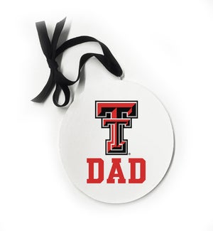 Dad Texas Tech University Ornament